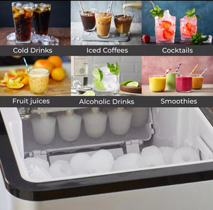 1.8litre Ice Cube Maker Machine Compact Portable Countertop