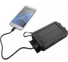 Load image into Gallery viewer, Portable Solar Power Bank Battery Charger 2USB LED Torch