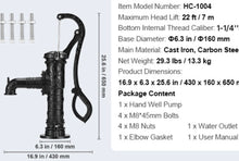 Load image into Gallery viewer, Garden/ Farm Hand Water Pump