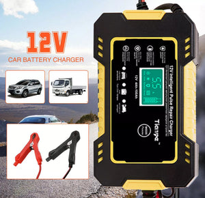 Car / Motorbike Battery Charger 12V LCD Display