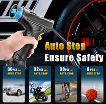 Load image into Gallery viewer, 150psi Cordless Digital Air Compressor Car Bike Tyre Inflator