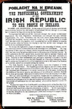 Load image into Gallery viewer, Irish Proclamation 1916 Easter Rising Metal Wall Sign