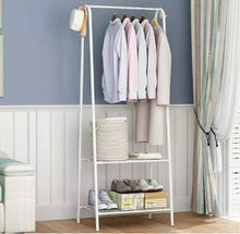Load image into Gallery viewer, Metal Clothes Garment Rail &amp; Storage Shelves