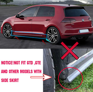 Moulded Mud Flaps Splash Guards Front Rear For VW Golf Mk7 13~18
