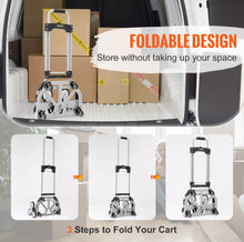 Load image into Gallery viewer, Heavy-Duty Stair Climbing Cart Trolley Aluminum Folding Hand Truck