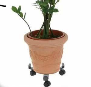 Extendable Plant Caddy Stand on Wheels Trolley Large Heavy Duty Plant Pot Holder