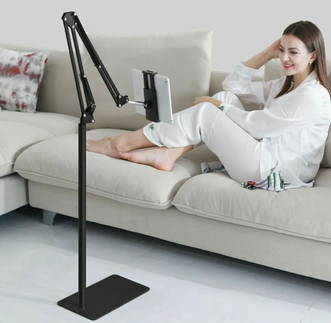 360° Universal Adjustable Floor Stand Holder For iPad/Tablet/Phone 4-12.9