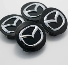Load image into Gallery viewer, 4 X Centre Caps for Mazda Alloy Wheels 56mm