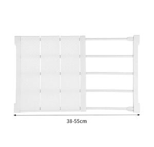 Adjustable Extendable Shelf Cupboard Wardrobe Storage Organiser