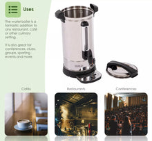 Load image into Gallery viewer, 10 Litre Electric Hot Water Boiler Catering Tea Coffee Urn