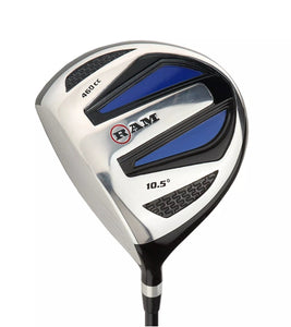 Ram Golf EZ3 Mens 3 x Steel Woods Set 10.5° Driver, 3 & 5 Wood Headcovers Included