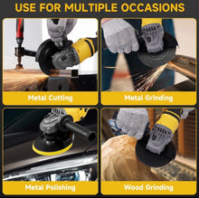 Load image into Gallery viewer, 21V 125mm Brushless Cordless Angle Grinder Cutter 2 Batteries &amp; 3 Discs