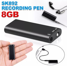 Load image into Gallery viewer, 8GB / 96 Hour Mini Audio Sound / Voice Recorder Sensitive Microphone