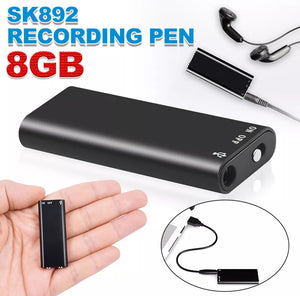 8GB / 96 Hour Mini Audio Sound / Voice Recorder Sensitive Microphone