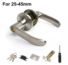 Load image into Gallery viewer, Lever Three-Handle Door Lock Set with 3 Keys