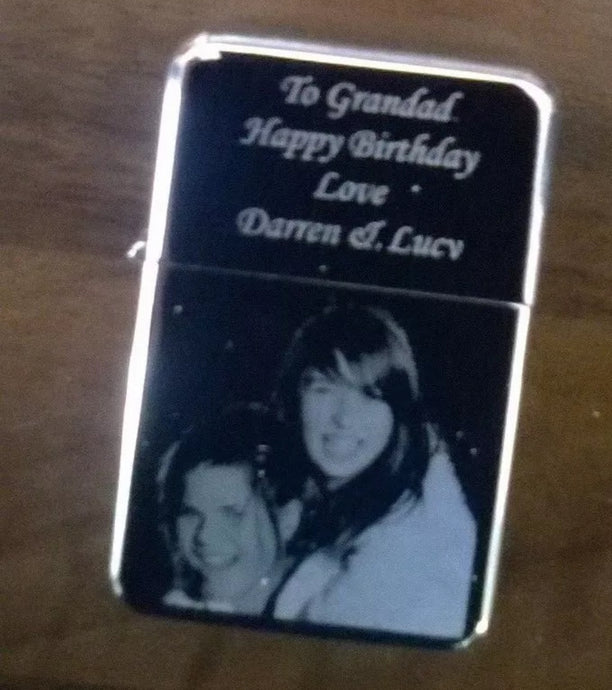 Personalised Lighter Photo Logo Message Name