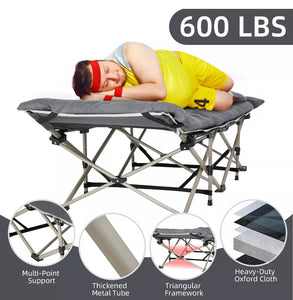 Portable Folding Bed with Mattress