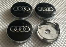 Load image into Gallery viewer, 4 x Centre Caps for Audi Alloy Wheels 60mm