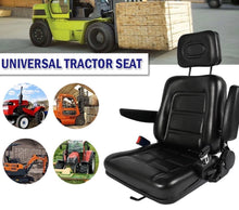 Load image into Gallery viewer, Universal Tractor / Forklift Seat with Safety Belt