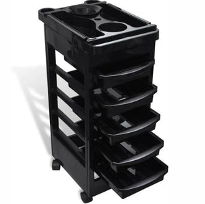 5 Drawer Salon Trolley for Hairdresser, Beauty Salon etc