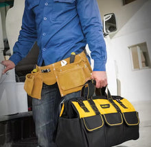 Load image into Gallery viewer, 20&quot; Tool Bag Multifunctional Heavy Duty Hard Base