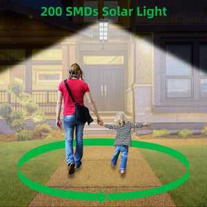 Solar Street Light LED Outdoor with PIR Motion Activation