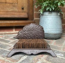 Load image into Gallery viewer, Cast Iron Boot Brush Scraper Welly Cleaner