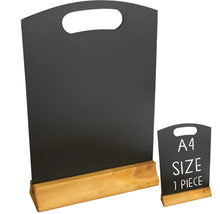 Load image into Gallery viewer, Hand Held Table Top Menu Blackboard Specials Board with Base