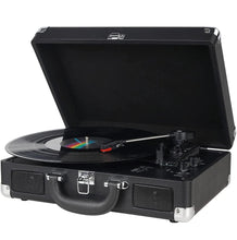 Load image into Gallery viewer, Vinyl Record Player Retro Style Turntable with Built-in Speakers Bluetooth Aux