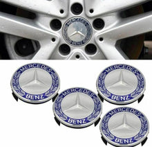 Load image into Gallery viewer, 4 x Centre Caps for Mercedes Alloy Wheels 75mm