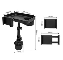 Load image into Gallery viewer, Universal Car Cup Holder, Tray, Adjustable Mobile Phone Mount