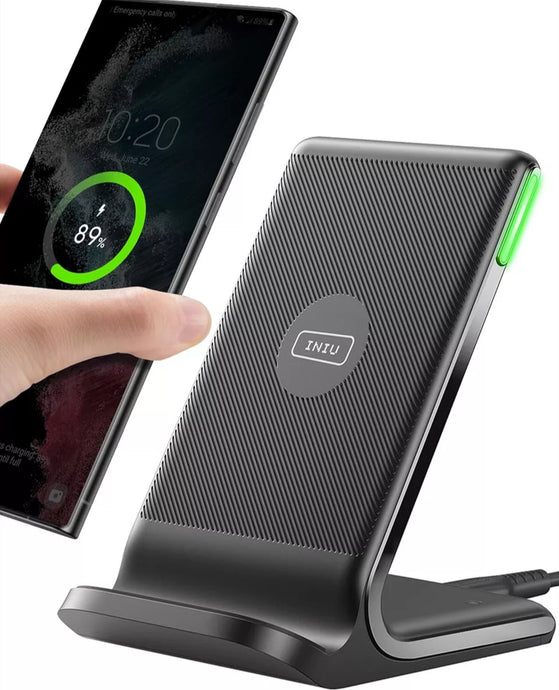 Wireless Charger, 15W Fast Wireless Charging Stand Qi Certified