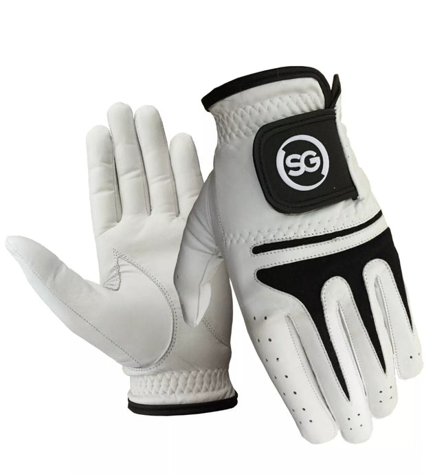 Pack of 3 or 6 Golf Gloves • All Weather Cabretta leather palm patch and thumb