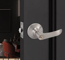Load image into Gallery viewer, Lever Three-Handle Door Lock Set with 3 Keys