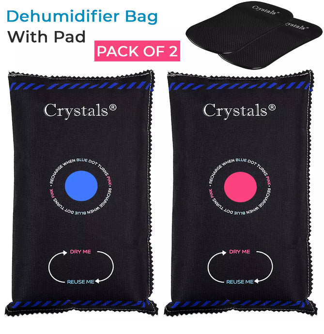 2 x Car / Home Dehumidifier Reusable Moisture Killer Bags