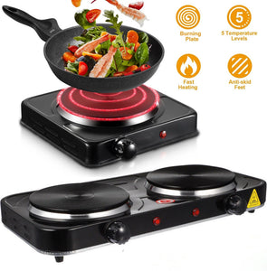 1000W Electric Hotplate Portable Single / Double Hot Plate
