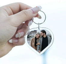 Load image into Gallery viewer, Personalised Keyring Your Own Photo Logo Text Customised