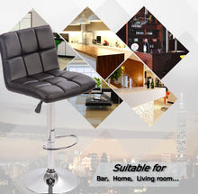 Load image into Gallery viewer, PU Leather Leather Kitchen Breakfast Bar Stool • 3 Colours