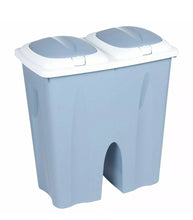 Load image into Gallery viewer, Kitchen 50L Litre Duo Recycle Bin Recycling with Double Compartment