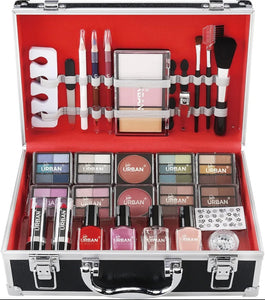 76pc Vanity Case Beauty Cosmetic Set Travel Make Up Box