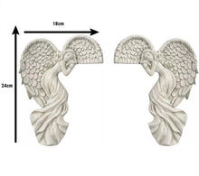 Load image into Gallery viewer, Set of 2 Door Frame Angel Wings Wall Angels Ornament