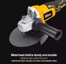 Load image into Gallery viewer, 21V 125mm Brushless Cordless Angle Grinder Cutter 2 Batteries &amp; 5 Discs