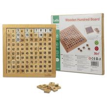 Load image into Gallery viewer, Wooden Hundred Board Game 1 To 100 Consecutive Numbers Educational Toy