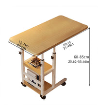 Load image into Gallery viewer, Height Adjustable Overbed Table Over Bed Computer Desk