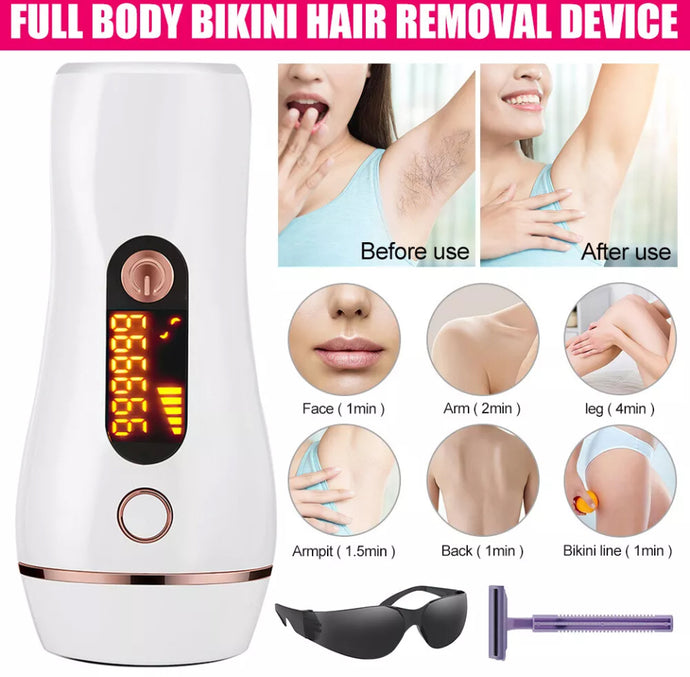 Laser Hair Removal Machine IPL Permanent Painless Epilator Body Facial