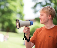 Load image into Gallery viewer, Portable Speaker Megaphone With Siren 10w