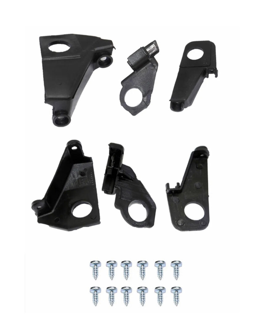 Headlight Repair Kit Bracket Mount Clips Right & Left For VW Golf Mk6 5K0998226