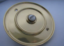 Load image into Gallery viewer, Solid Brass Door Bell Push Button Hard Wired Front Door