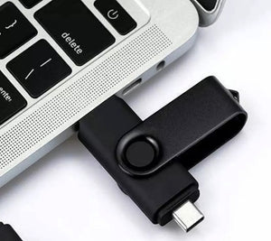 1TB / 2TB Type C USB Memory 2 in 1 Stick Flash Pen Drive
