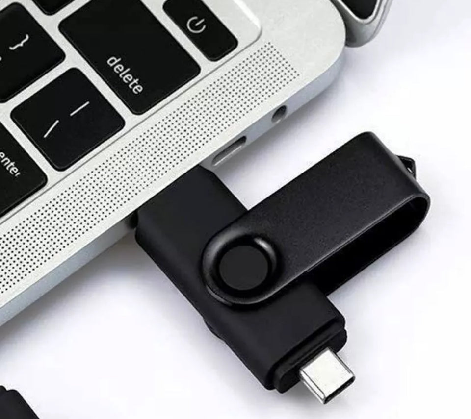 1TB / 2TB Type C USB Memory 2 in 1 Stick Flash Pen Drive